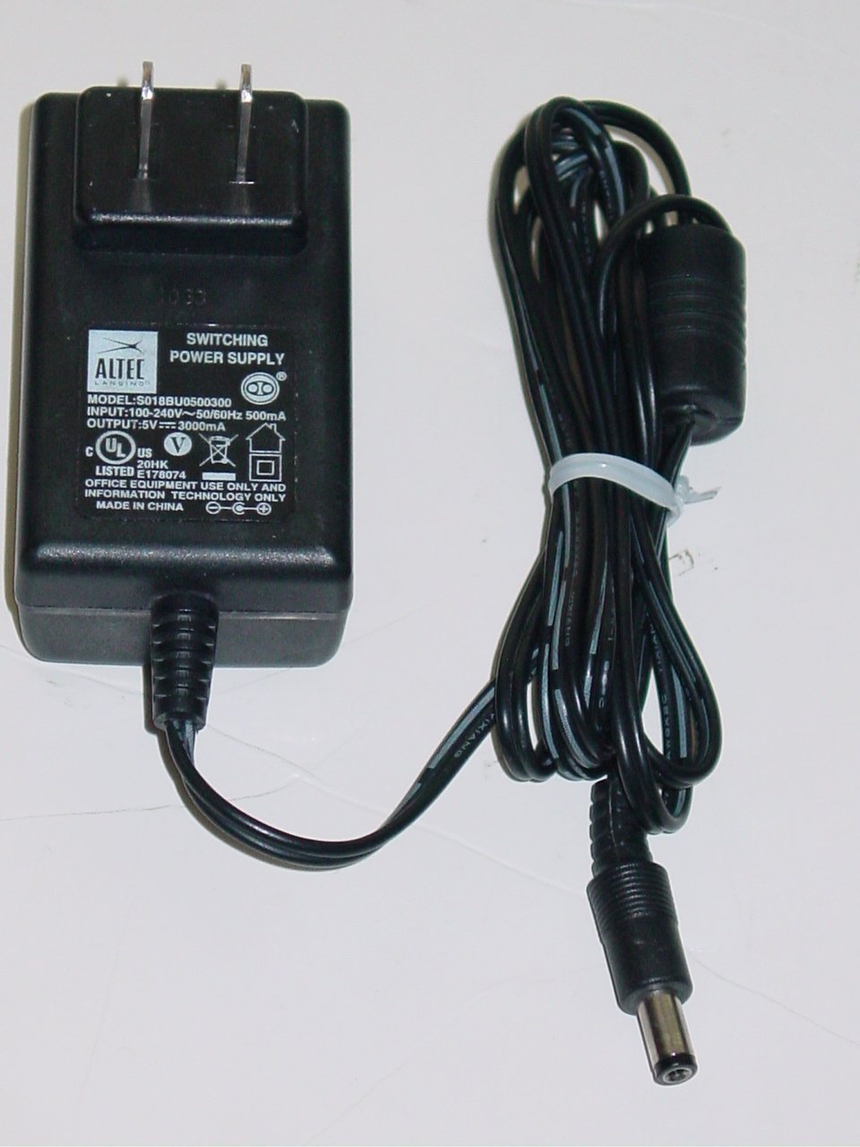 *NEW* Altec Lansing S018BU0500300 5V 3000mA AC DC Adapter POWER SUPPLY - Click Image to Close