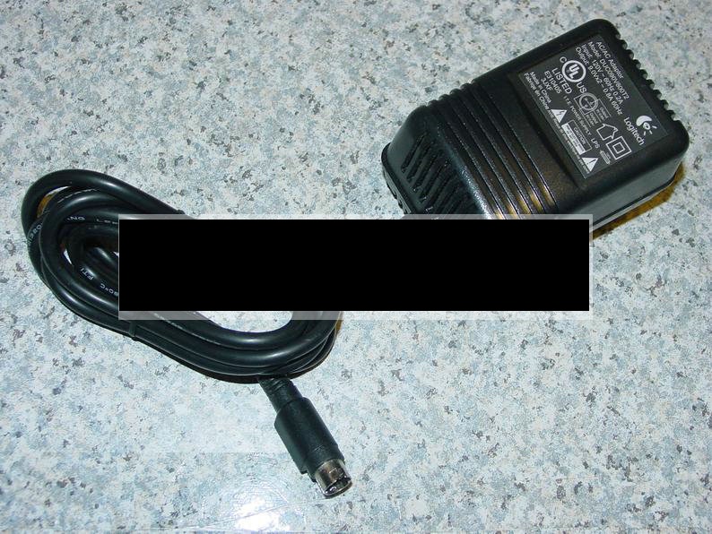 *Brand NEW*ITE 9.0Vx2 AC 2 0.8A AC Adapter Genuine Logitech DUC090V800T2 3-Pin Mini Din Power Supply - Click Image to Close