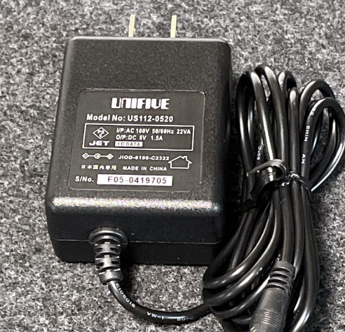 *Brand NEW*DC5V 1.5A AC/DC ADAPTER UNIFIUE US112-0520 Power Supply