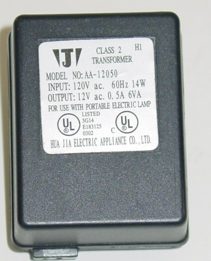 *Brand NEW*HUA JIA AA-12050 (Without Cord) 12VAC 0.5A AC Adapter POWER SUPPLY - Click Image to Close