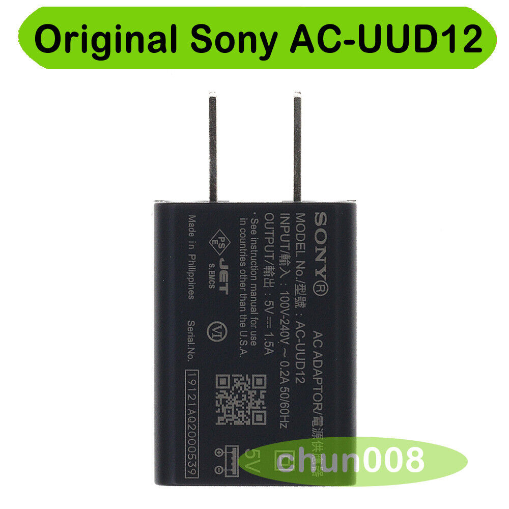 *Brand NEW* CX240 CX405 A7RII RX1 RX100 A7SII Genuine SONY AC-UUD12 US plug AC Adaptor - Click Image to Close