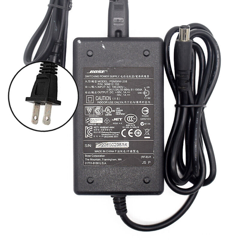 *Brand NEW*Charger PSM36W-208 For SoundDock II III Series 2 3 Original Bose Power Supply - Click Image to Close