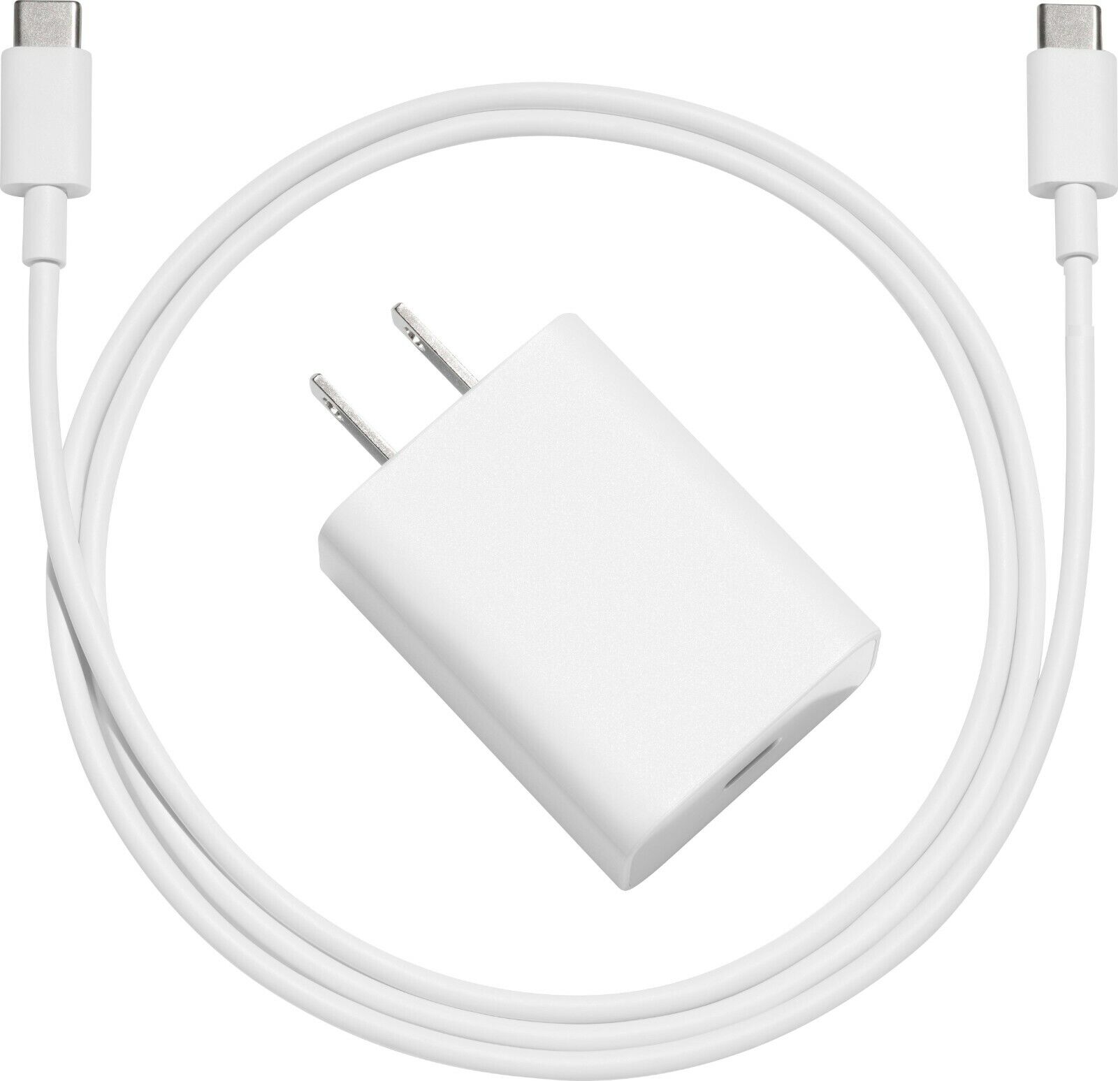 *Brand NEW*GOOGLE 18W FAST USB-C POWER ADAPTER PLUS 3FT TYPE C CABLE - GA00193-US - GENUINE - Click Image to Close