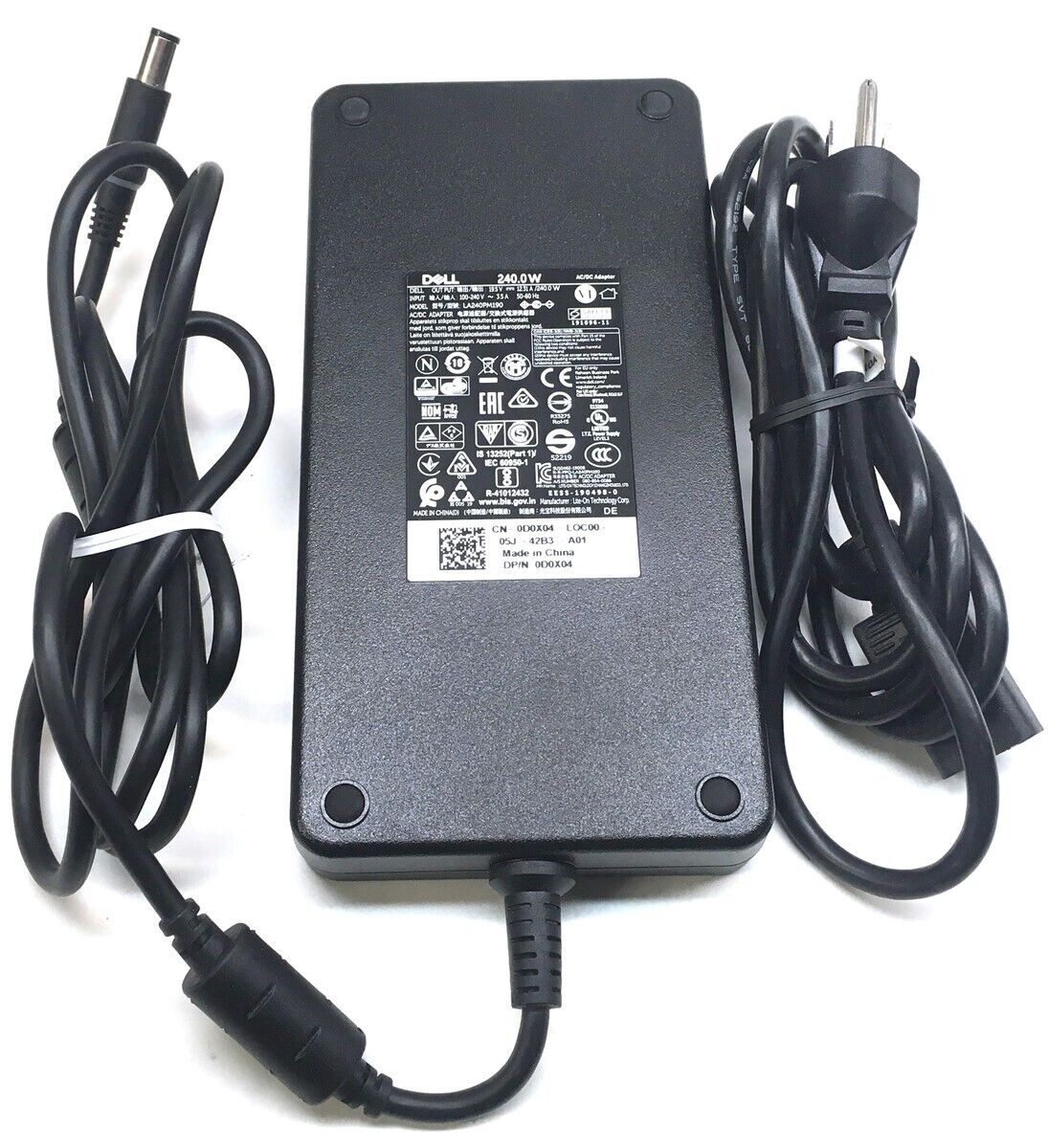 *Brand NEW*Genuine Dell LA240PM190 0D0X04 19.5V 240W AC Adapter Power Supply - Click Image to Close