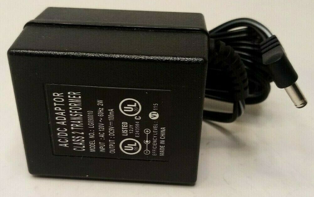 *Brand NEW*DC9V 100mA AC/DC Charger Adapter Model LG090010 Class 2 Transformer Power Supply - Click Image to Close