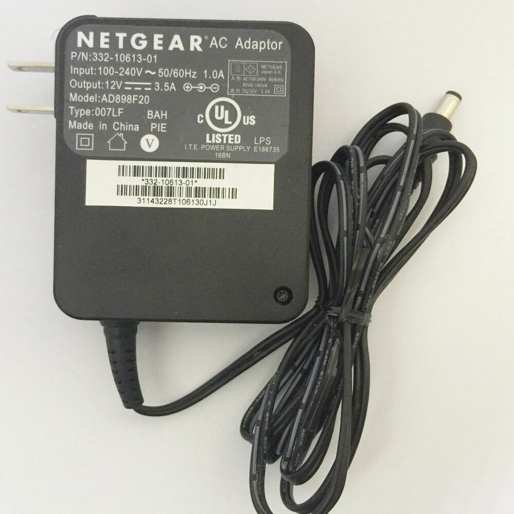 *Brand NEW* Genuine NETGEAR Router AD898F20 12V 3.5A US Plug AC Power Adapter Charger - Click Image to Close
