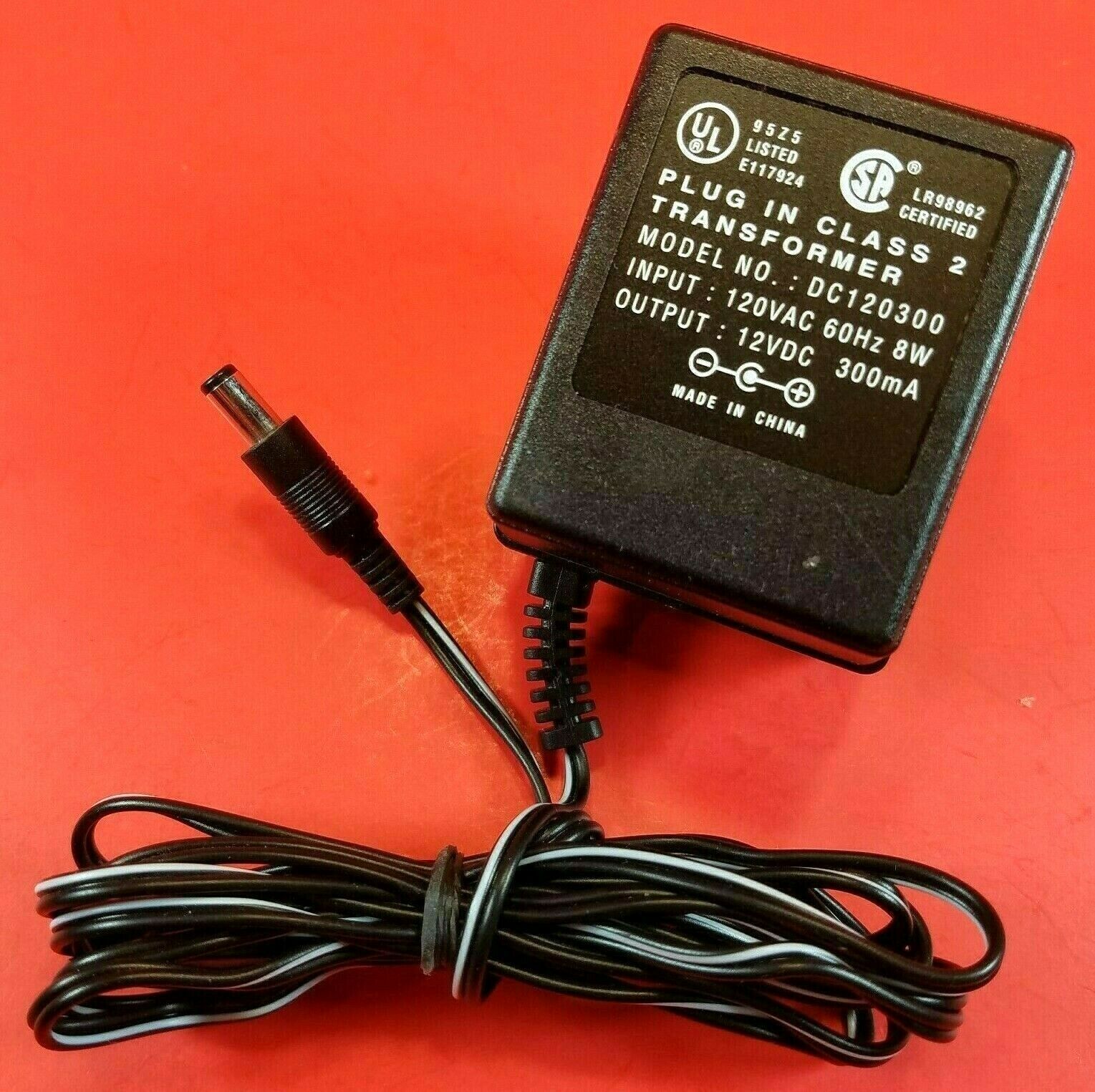 *Brand NEW*Plug In Class 2 Transformer DC120300 Power Supply 12V - 300mA OEM AC/DC Adapter - Click Image to Close