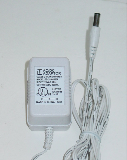*NEW*6V 300mA AC DC Adapter LT TD-28-060300 POWER SUPPLY - Click Image to Close