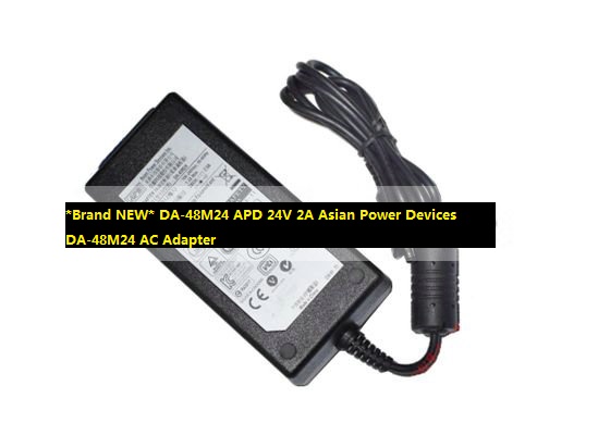 *Brand NEW* DA-48M24 APD 24V 2A Asian Power Devices DA-48M24 AC Adapter