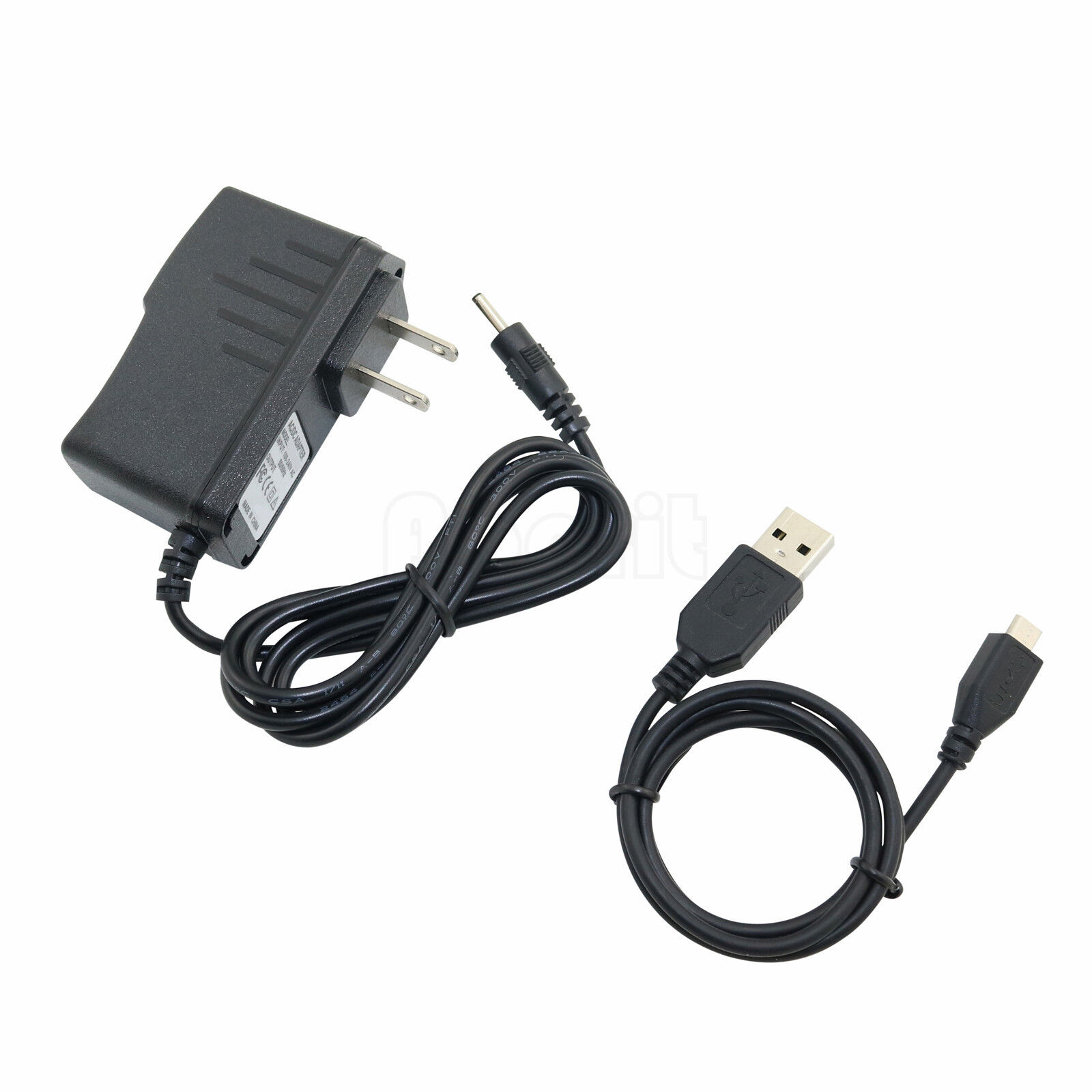 *Brand NEW* Pandigital Novel PRD07T20WBL7 Tablet AC/DC Power Adapter Charger + USB Cord AC/DC Power Adapter Ch